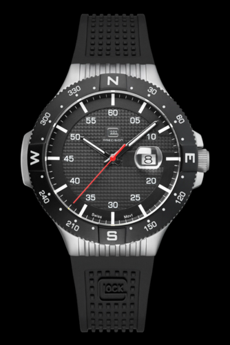 Glock Watch Silver Steel Case