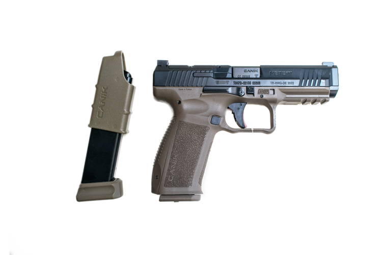 Canik Pistol METE Sft Black 9x19 SAO fiber