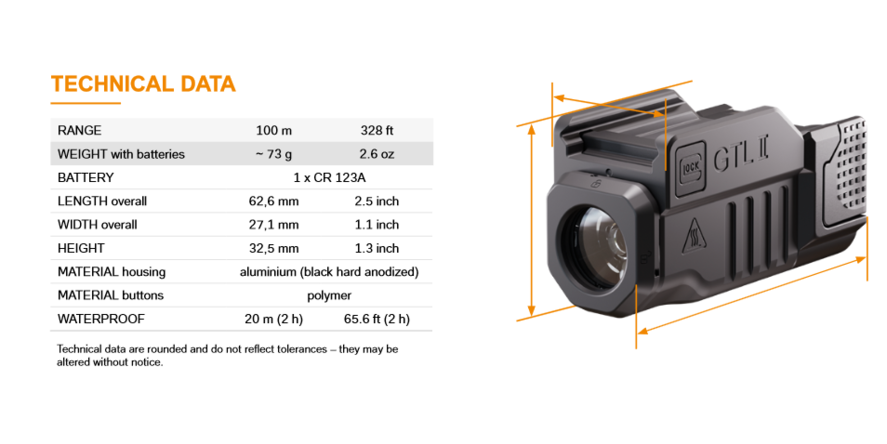 Glock GTL II Tactical Light
