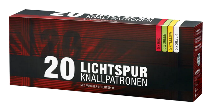 Uma.Leuchtspur Knall 20stk 15mm