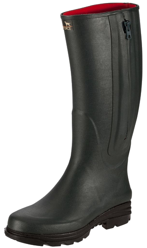 Gummistiefel grün ISO Reißverschluß (39)