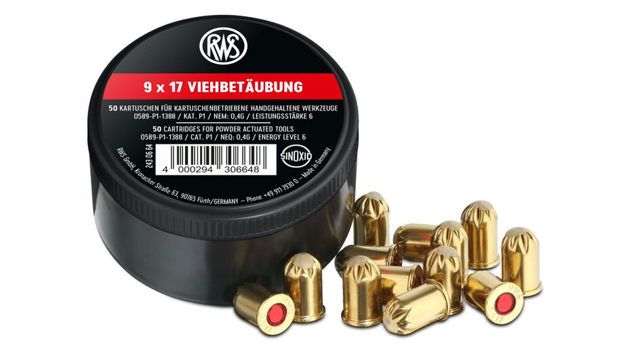 RWS Viehbetäubung 9x17 rot