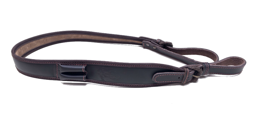 Hirsch Gewehrriemen Luxus hellbraun breit