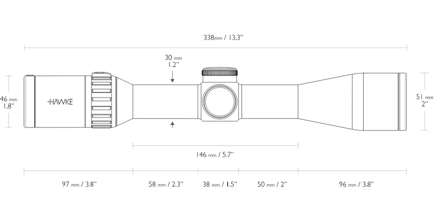Hawke Endurance 30 FD WA SF 3-18x44