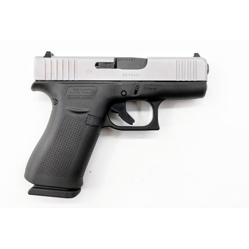 Glock 43x Silver Slimline 9x19