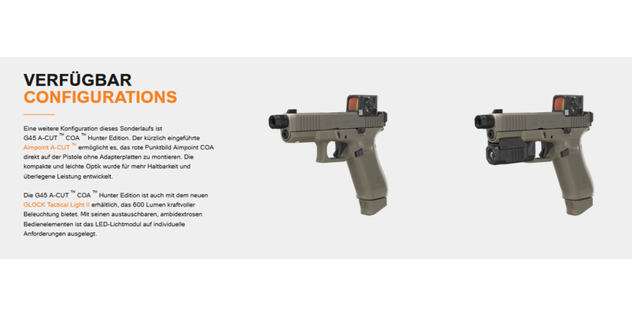 Glock 45 Gen 5 FS MOS Hunter Edition 9x19