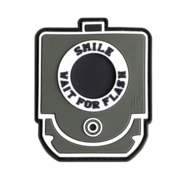 Smile and Wait Rubber Patch