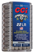 CCI 22LR Uppercut 32gr Plated HP