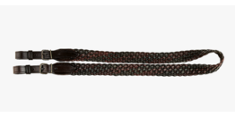 Fritzmann Gewehrriemen aus kräftigem Leder geflochten