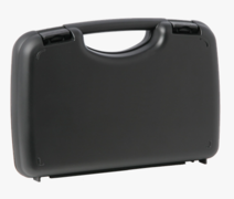 Fritzmann Pistolenkoffer aus Polypropylen schwarz klein
