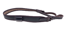 Hirsch Gewehrriemen Leder Luxus breit