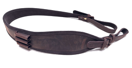 Hirsch Gewehrriemen braun breit MuniLasche 3K.